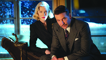 Cate Blanchett and Bradley Cooper star in "Nightmare Alley"