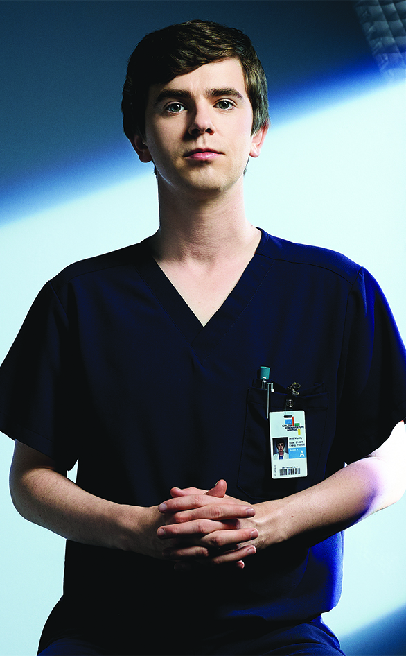 Freddie Highmore stars in "The Good Doctor"