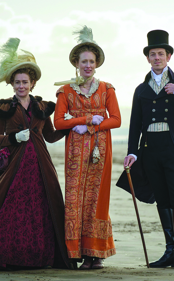 Emma Fielding, Alice Orr-Ewing and Edward Davis in "Sanditon on Masterpiece"