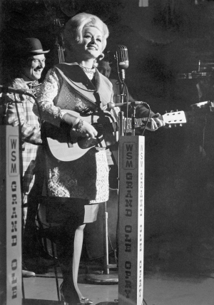 Dolly Parton at the Grand Ole Opry in 1969