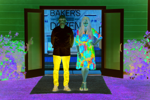 Bill Yosses and Tamera Mowry-Housley from "Baker's Dozen"